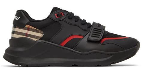 burberry ramsey black|Burberry ramsey check sneakers.